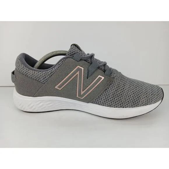New Balance Fresh Foam Running Shoes Women Size B 8.5 Gray WVRCRHG1 New Sneakers