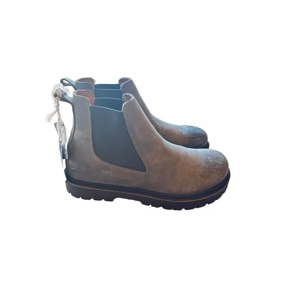 NEW BIRKENSTOCK Size 39 Narrow STALON II CHELSEA WOMEN'S BOOTS GRAPHITE GREY