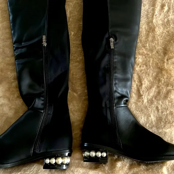 New Catherine Malandrino Over The Knee Black boots size 9.5