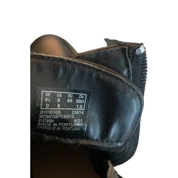 NEW CLARKS ORINOCO2 WOMEN'S BLACK LEATHER STUD BOOTS 9