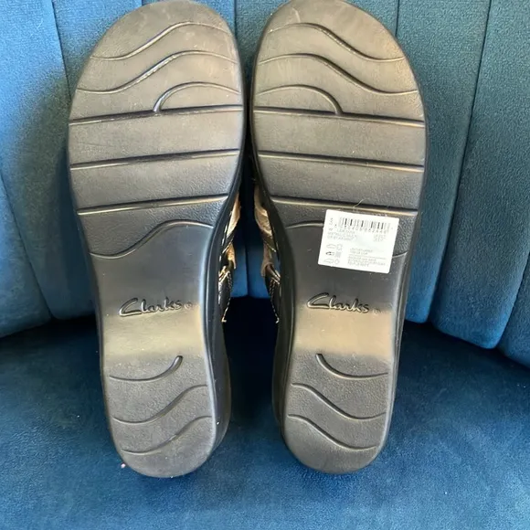 New Collection by Clarks Lexi Mina metallic slip on sandal