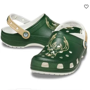 NEW‎ Crocs NBA Milwaukee Bucks Classic Clog Shoes Men's 11 &amp; Men's 12 Basketball