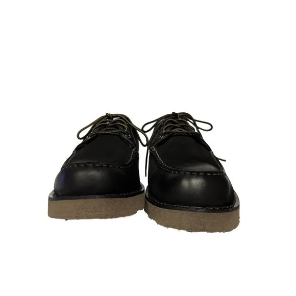 NEW! Eastland Lumber Down Oxford Black Leather Memory Foam Shoes Men's Size 9.5