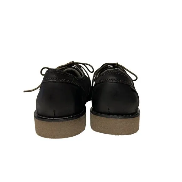 NEW! Eastland Lumber Down Oxford Black Leather Memory Foam Shoes Men's Size 9.5
