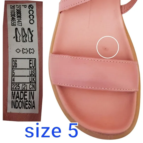 New ecco flowt lx comfort cross strappy leather sandals rose droid