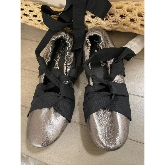 New Free People Cece Wrap Ballet Flats Size 7.5