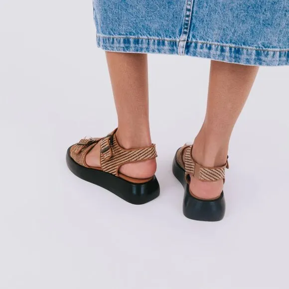 new FREE PEOPLE Mandi Weave Sandal 254 492