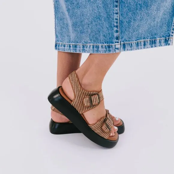 new FREE PEOPLE Mandi Weave Sandal 254 492
