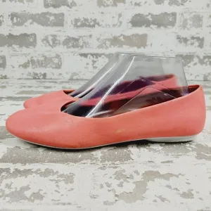 NEW Gentle Souls Travel Ballet Pink Leather Slip On Casual Comfy Flats O338