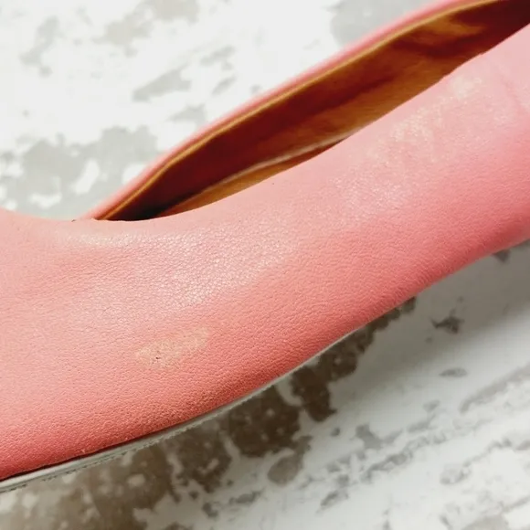 NEW Gentle Souls Travel Ballet Pink Leather Slip On Casual Comfy Flats O338