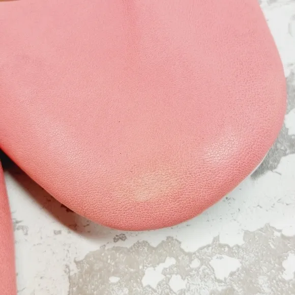 NEW Gentle Souls Travel Ballet Pink Leather Slip On Casual Comfy Flats O338