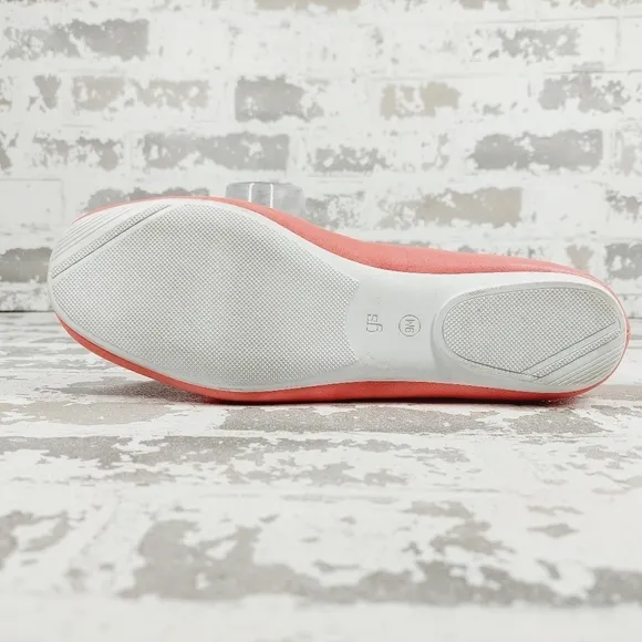 NEW Gentle Souls Travel Ballet Pink Leather Slip On Casual Comfy Flats O338