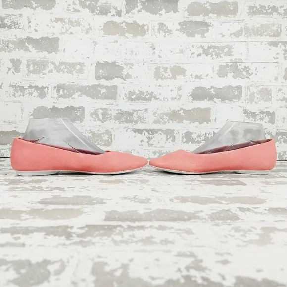 NEW Gentle Souls Travel Ballet Pink Leather Slip On Casual Comfy Flats O338