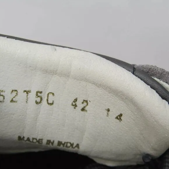 NEW GEOX  Wells Low Top Sneakers Tennis Casual Shoes Dark Gray Leather Size 9