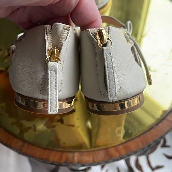 New! Giuseppe Zanotti Soring sandal in Creme.