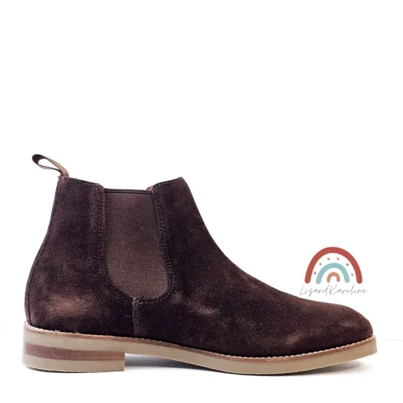 New! J. Crew Leather Suede Chelsea Boots