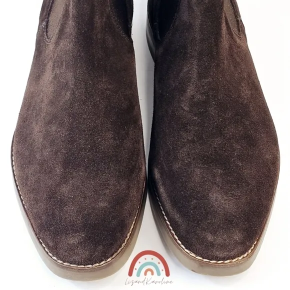 New! J. Crew Leather Suede Chelsea Boots