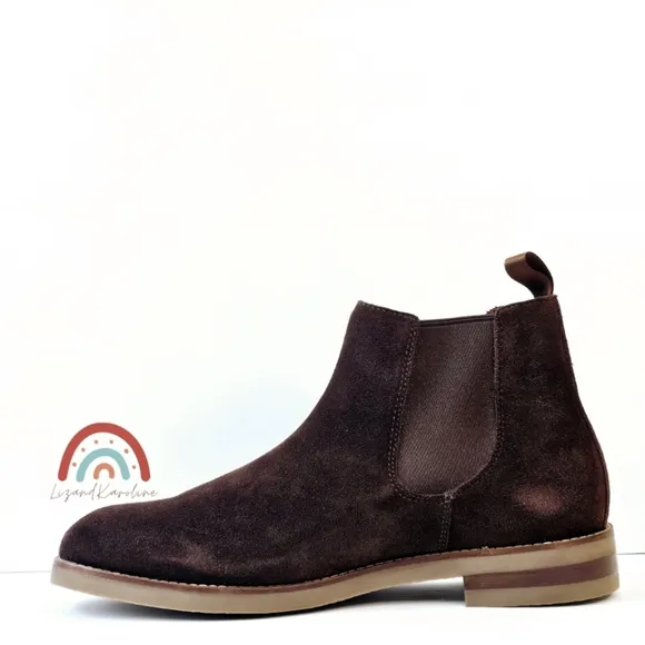 New! J. Crew Leather Suede Chelsea Boots