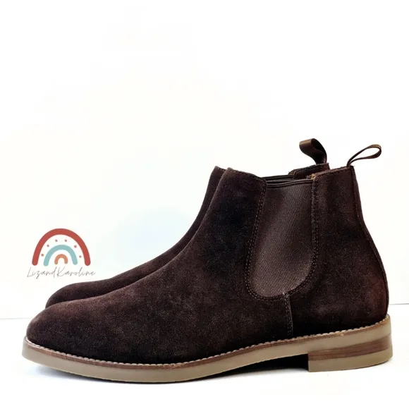 New! J. Crew Leather Suede Chelsea Boots