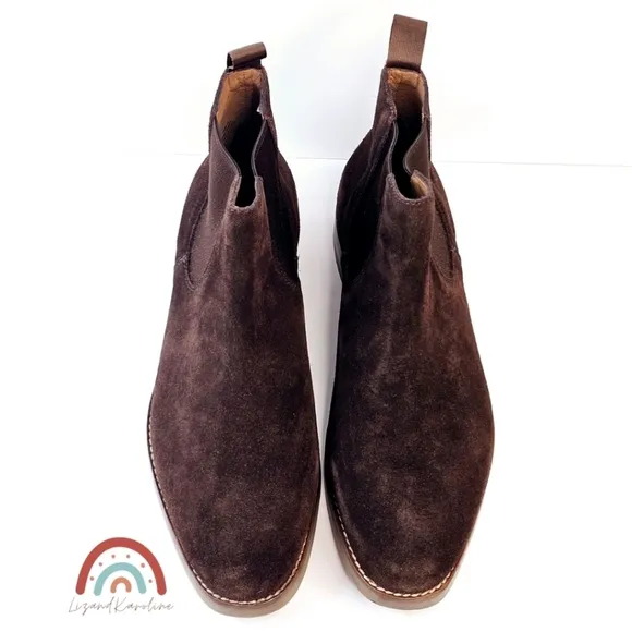 New! J. Crew Leather Suede Chelsea Boots
