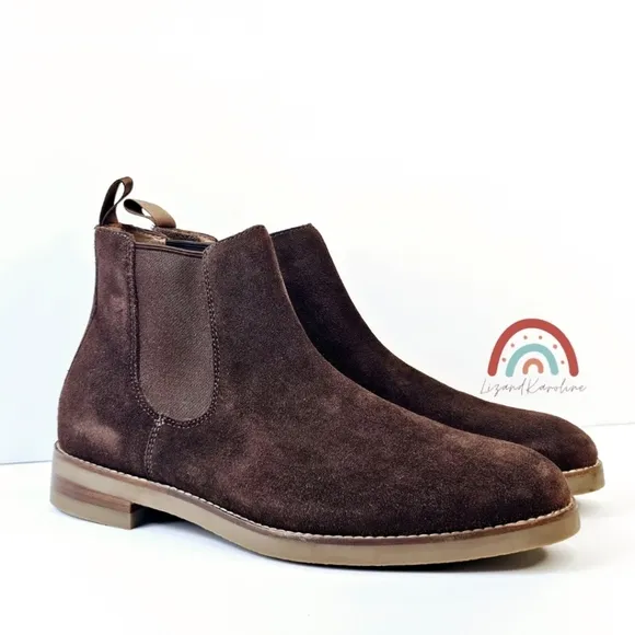 New! J. Crew Leather Suede Chelsea Boots