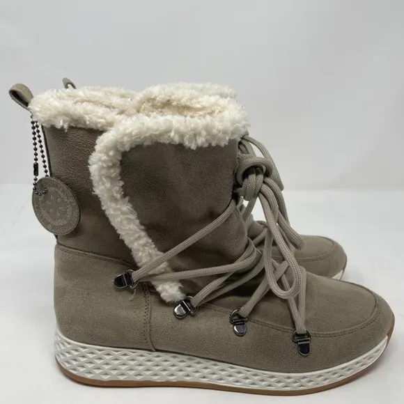 NEW J/Slides Oliver Faux Fur Lined Waterproof Boots