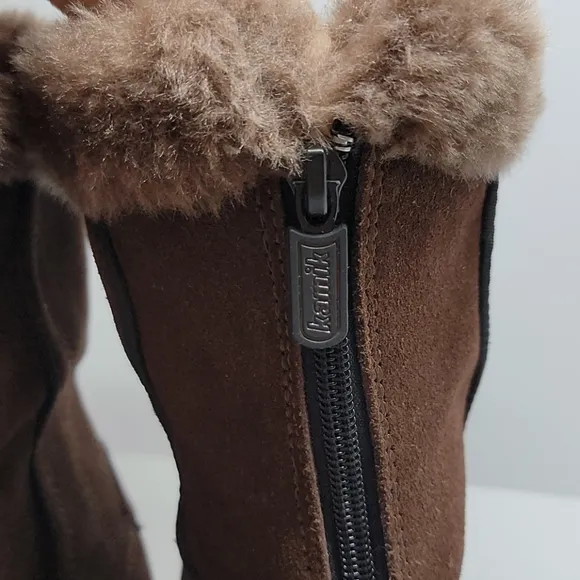New Kamik Waterproof Thinsulate Brown Boots 9 (Run small 7.5)