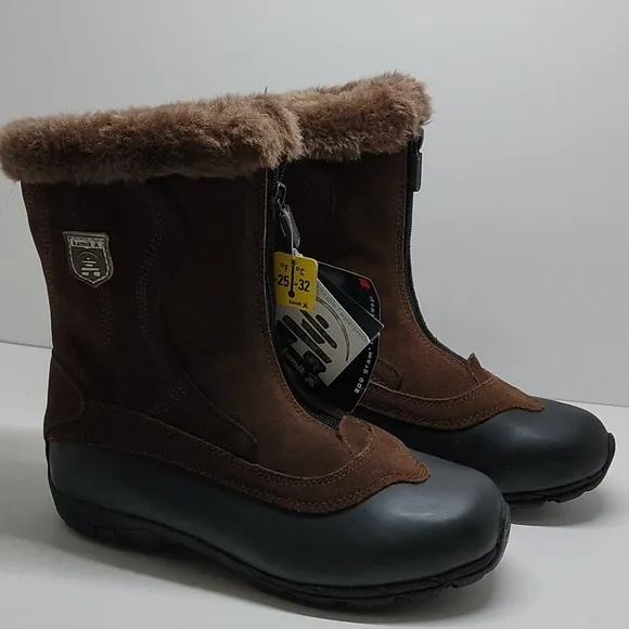 New Kamik Waterproof Thinsulate Brown Boots 9 (Run small 7.5)