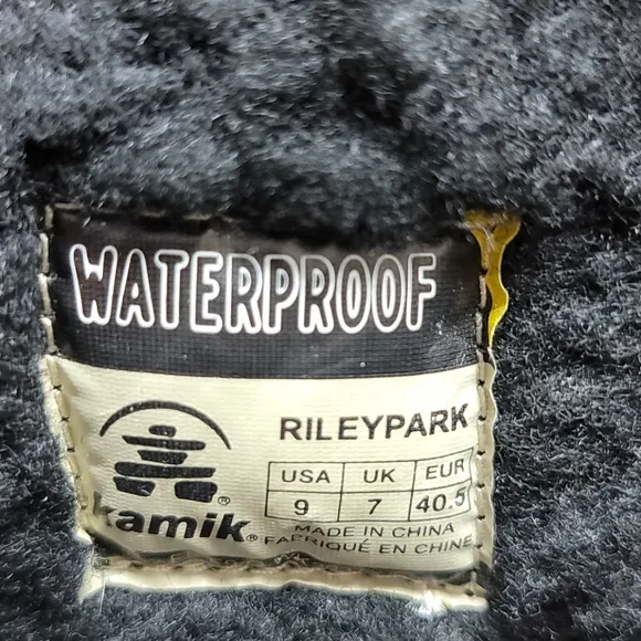 New Kamik Waterproof Thinsulate Brown Boots 9 (Run small 7.5)