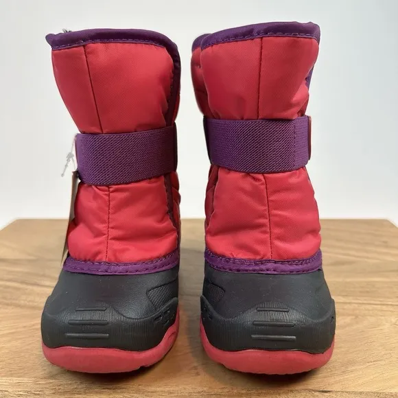 New Kids Kamik Snowbug 5 Insulated Faux Fur Lined Waterproof Snow Boots Size 8 C