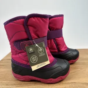 New Kids Kamik Snowbug 5 Insulated Faux Fur Lined Waterproof Snow Boots Size 8 C