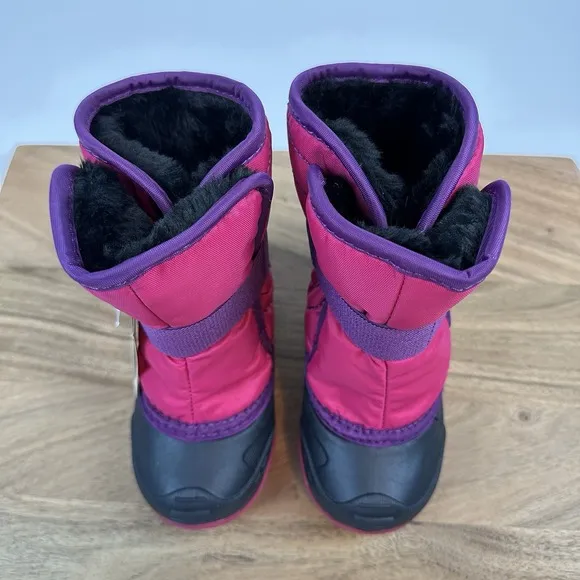 New Kids Kamik Snowbug 5 Insulated Faux Fur Lined Waterproof Snow Boots Size 8 C