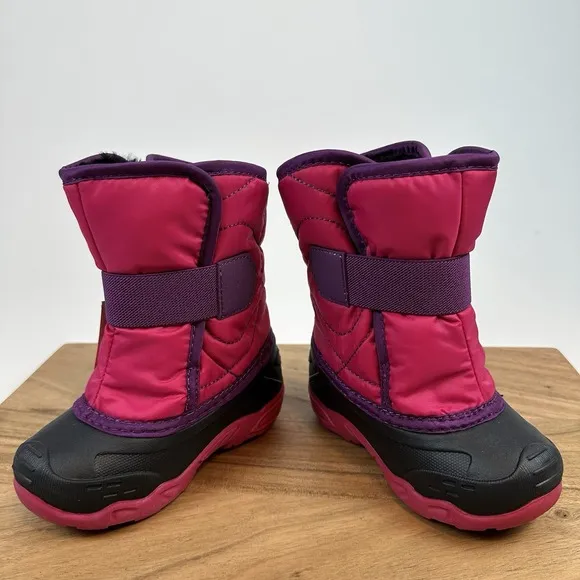 New Kids Kamik Snowbug 5 Insulated Faux Fur Lined Waterproof Snow Boots Size 8 C