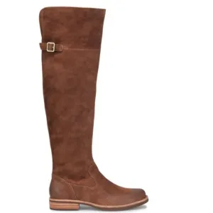 New KORK-EASE Addison Over The Knee Distressed Suede Boots Size 6.5 Brown