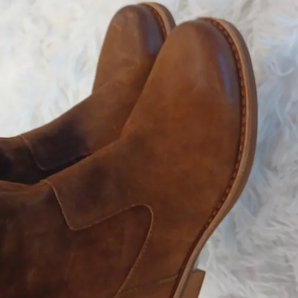 New KORK-EASE Addison Over The Knee Distressed Suede Boots Size 6.5 Brown