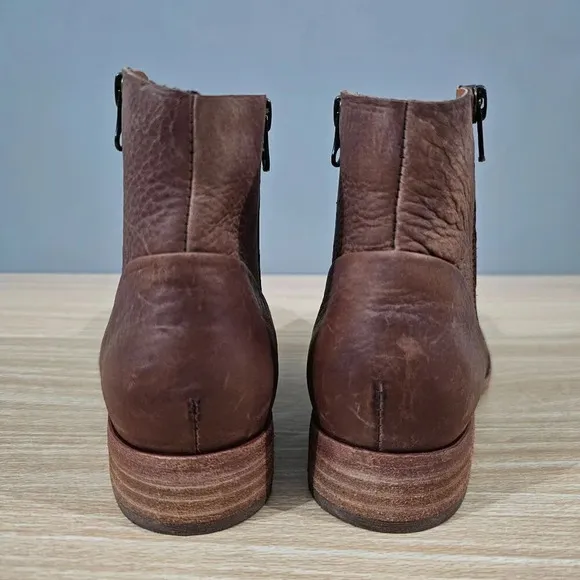 NEW Kork East Riley Ankle Bootie Western Brown Leather Size 7.5