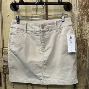 NEW LULU-B women's suede skort in stone