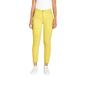 NEW MAC dream chic straight cotton stretch jean in sunny yellow