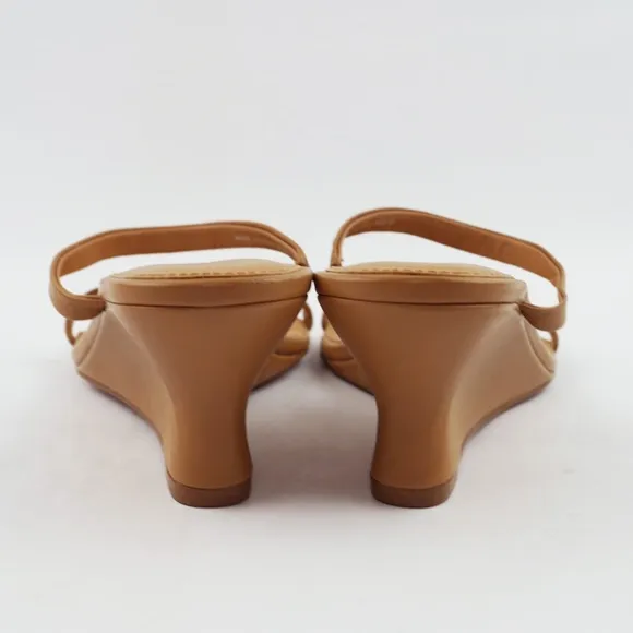 New MADEWELL The Kimmy Wedge Sandal in Amber Brown $128 NR004