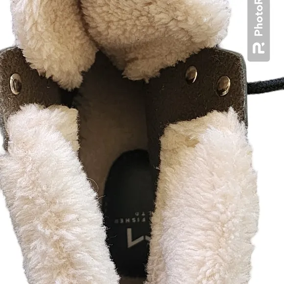 New Marc Fisher Fairly Waterproof Faux Fur Boots sz 11 olive green
