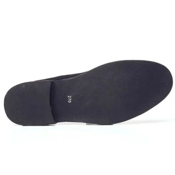 NEW 𝅺MEN'S Suede Dress Shoes Casual Black Oxfords
