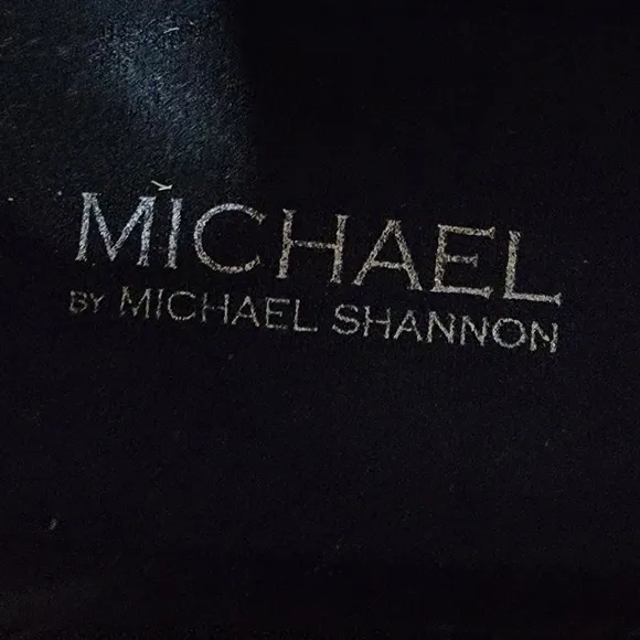 NEW Michael by Michael Shannon Faux Suede Black Boots Lulie Ankle Bootie Western