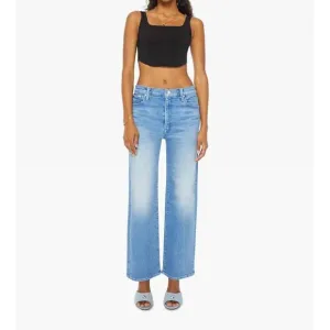 NEW MOTHER dodger flood straight jean in muse