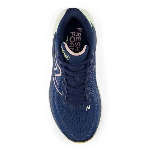 NEW NEW BALANCE women's fresh foam 860 v13 running shoes in nb navy/orb pink/vin