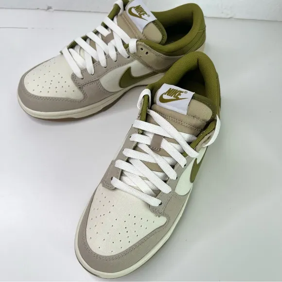 New Nike Dunk Low Olive and Cream Sneakers Since 72 Pacific Moss Casual Shoes