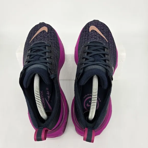 New Nike ZoomX Invincible Run 3 Armory Navy Vivid Grape Women's Shoes Size 6