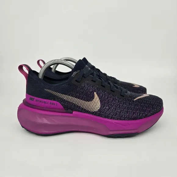 New Nike ZoomX Invincible Run 3 Armory Navy Vivid Grape Women's Shoes Size 6