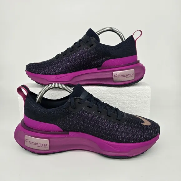New Nike ZoomX Invincible Run 3 Armory Navy Vivid Grape Women's Shoes Size 6