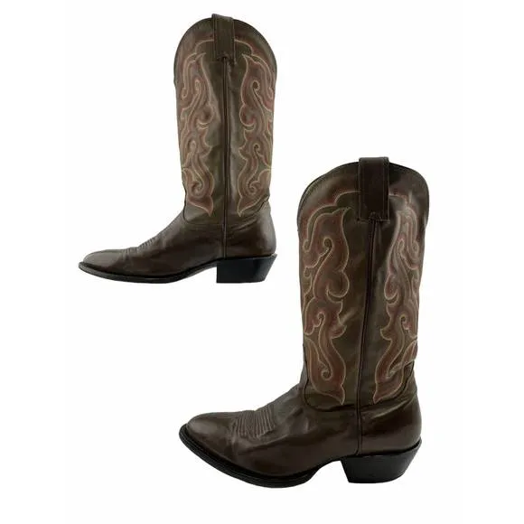 NEW NOCONA BOOTS men's almond toe western cowboy boots in brown