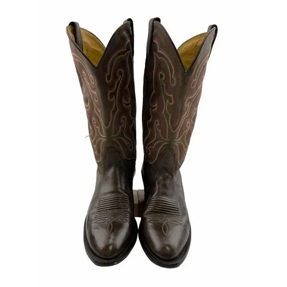 NEW NOCONA BOOTS men's almond toe western cowboy boots in brown
